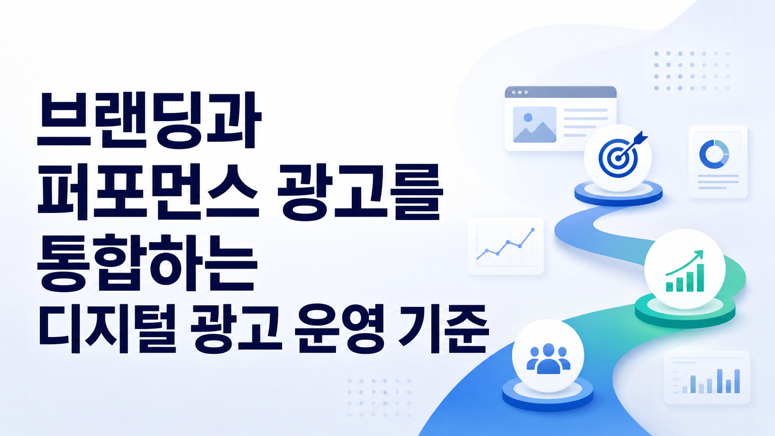 브랜딩과 퍼포먼스 광고를 통합하는 디지털 광고 운영 기준